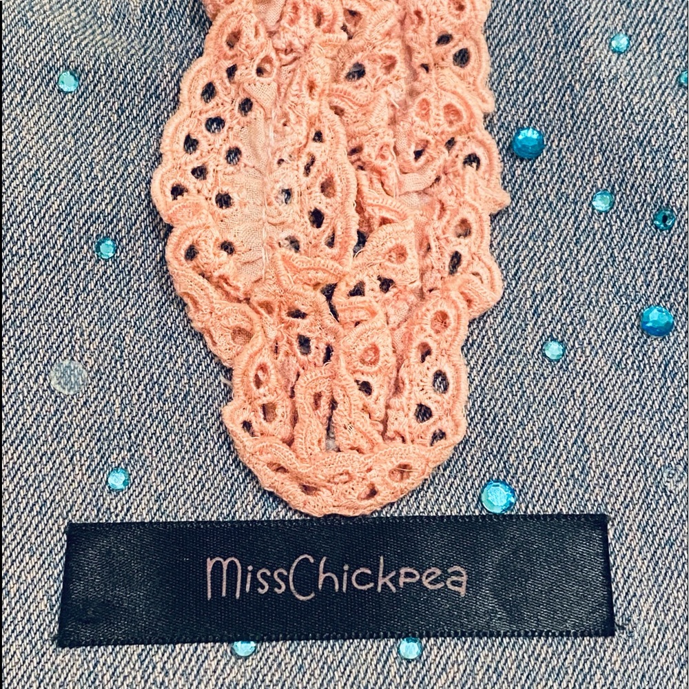 🌟HP🌟VTG 1990s Handmade Ring Handle Chunky Knit Bucket Bag by Miss Chickpea - Picture 8 of 13
